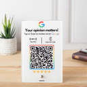  Review NFC Standee with QR Code | Boost Business Reviews with Tap or Scan | Pre-Configured