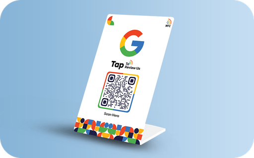 [Custom-Google-review-stand-05] NFC Google Review Standee